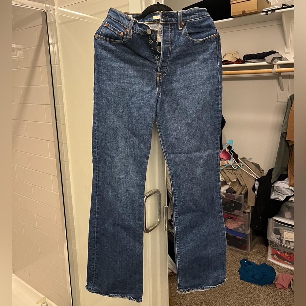 Levi’s ribcage boot jeans